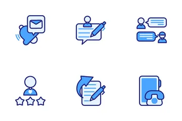 Customer Service Agent Icon Pack