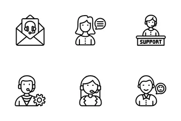 Customer Service And Support Icon Pack