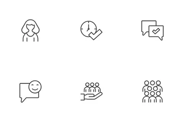 Customer Service And Support Icon Pack