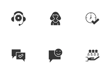 Customer Service And Support Icon Pack