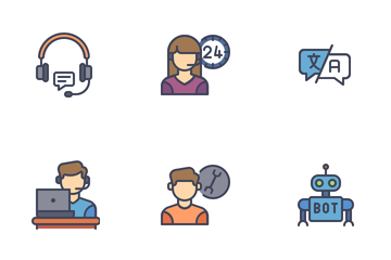 Customer Support  Icon Pack