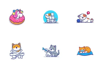 Download Cute Cat Icon Pack Available In SVG, PNG Icon, 48% OFF