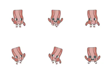 Cute Bacon Icon Pack