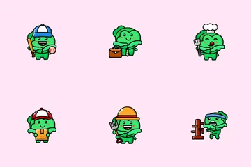 Cute Cabbage Icon Pack