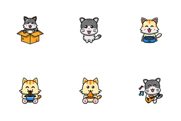 Cute Cat Icon Pack