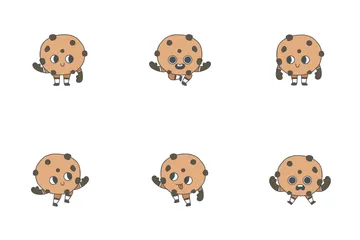 Cute Cookie Icon Pack