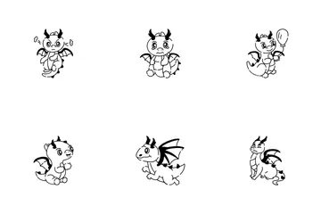 Cute Dragon Icon Pack