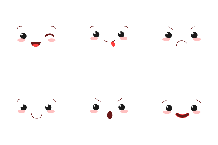 Clip Art Cute Face Roblox Cutekawaiiface - Clip Art Cute Face