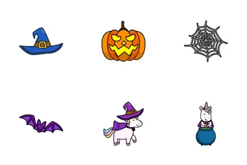 Cute Fantasy Halloween Icon Pack