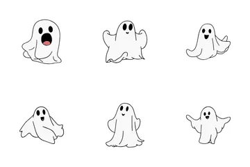 Cute Ghosts Icon Pack