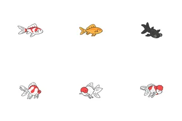 Cute Goldfish Icon Pack