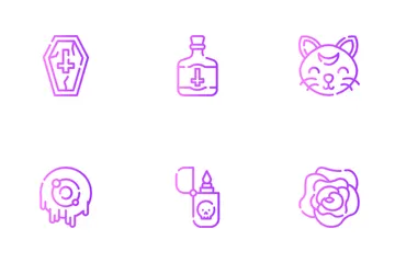 Cute Goth Icon Pack