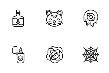Cute Goth Icon Pack