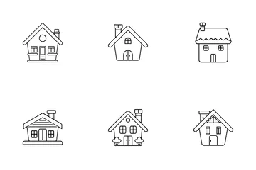 Cute House Icon Pack