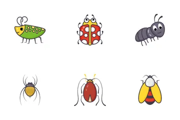 Cute Insects Icon Pack