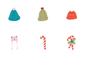 Cute Merry Christmas Icon Pack