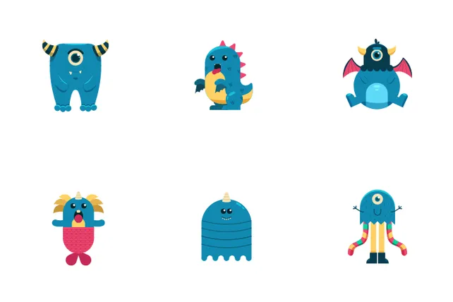 Download Cute Monster Icon pack Available in SVG, PNG & Icon Fonts