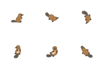 Cute Platypus Icon Pack