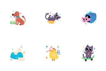 Cute Stickers Icon Pack