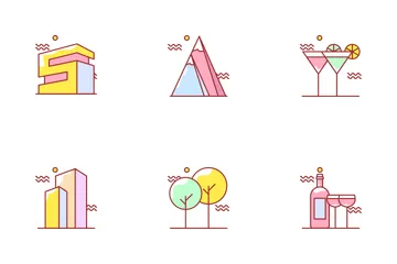 Cute Travel Icon Pack
