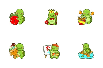 Cute Turtle Icon Pack