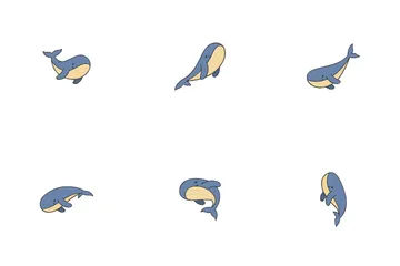 Cute Whale Icon Pack