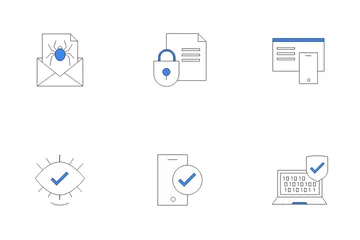 Cyber And Physical Security Icon Pack