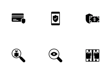 Cyber Crime And Protection Icon Pack