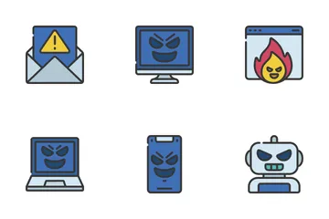 Cyber Crime Icon Pack