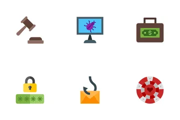 Cyber Crime Icon Pack