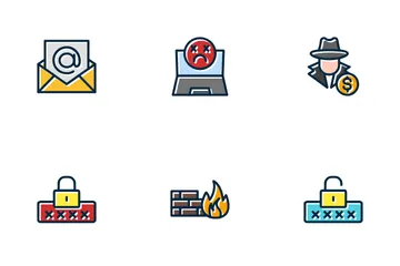 Cyber Crime Icon Pack