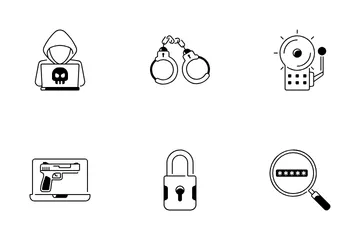 Cyber Crime Icon Pack