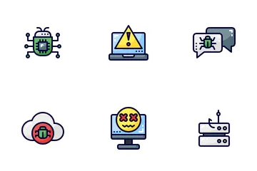 Cyber Crime Icon Pack