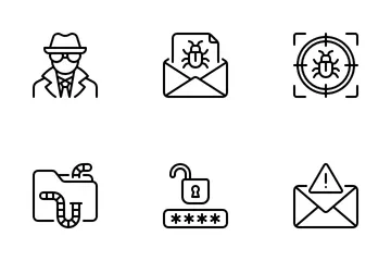 Cyber Crimes Icon Pack