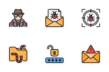 Cyber Crimes Icon Pack