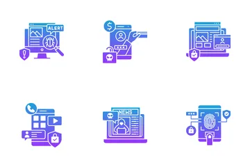 Cyber Crimes Icon Pack