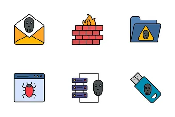 Cyber Crimes Icon Pack