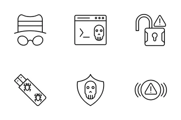 Cyber Crimes Icon Pack