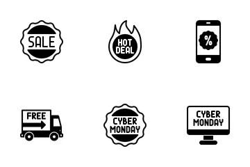 Cyber Monday Icon Pack