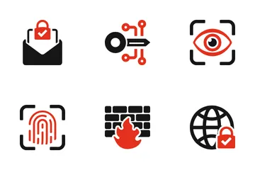 La cyber-sécurité Pack d'Icônes