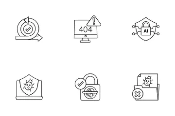 La cyber-sécurité Pack d'Icônes