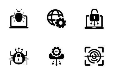 Cyber Security And Artificial Intelligence Icon Pack