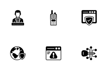 Cyber Security And Artificial Intelligence Icon Pack