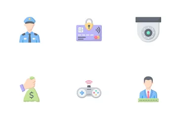 Cyber Security And Artificial Intelligence Icon Pack