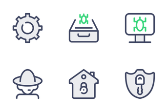 Cyber Security - Filled Outline Icon Pack