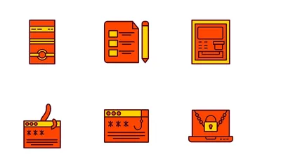 Cyber Security Hacking Icon Pack