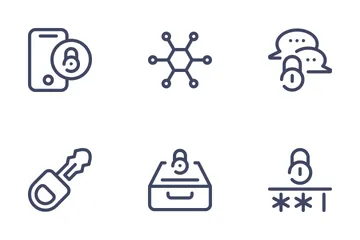 Cyber Security - Outline Icon Pack