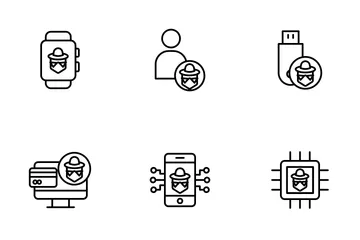 Cyber Security Vol 1 - Outline Icon Pack