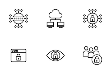 Cyber Security Vol 2  - Outline Icon Pack