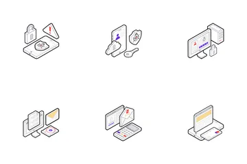 Internet-Sicherheit Symbolpack